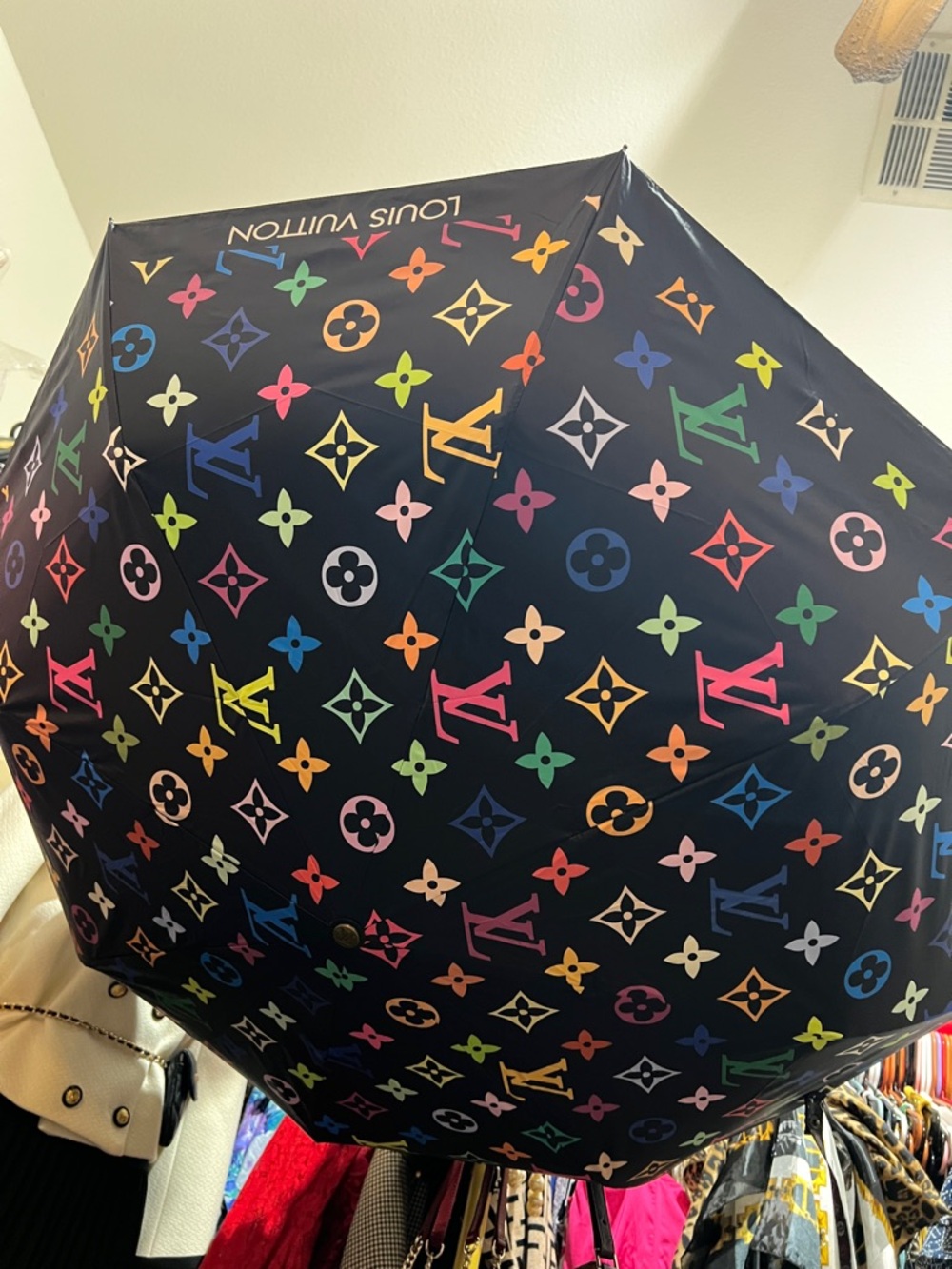 Brandnew Murakami Black Multicolor Umbrella